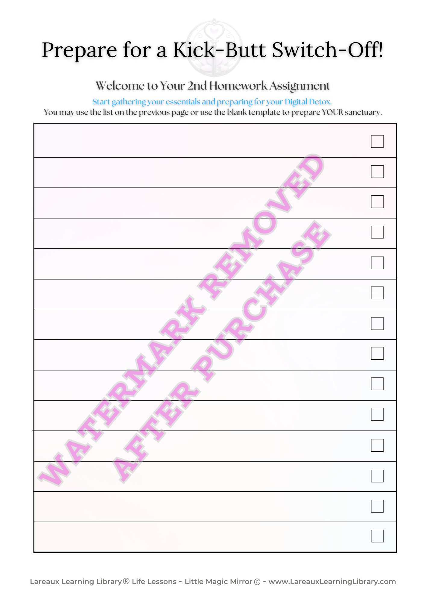 45 Day Digital Detox Interactive Workbook & Training Guide